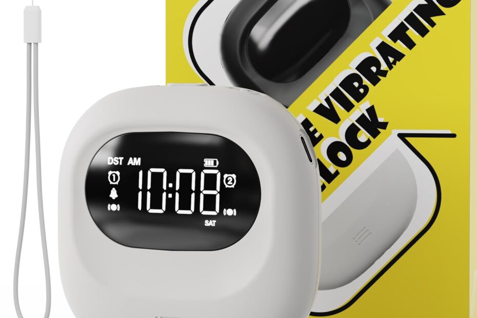 Wake Up on Time: The Ultimate Vibrating Alarm Clock for Heavy Sleepers!