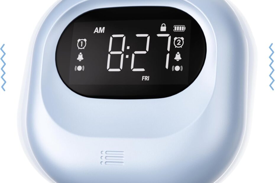 Wake Up on Time: The Ultimate Vibrating Alarm Clock for Heavy Sleepers!