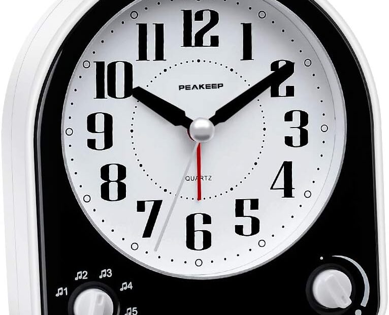 Wake Up Peacefully: Peakeep Silent Analog Alarm Clock Review