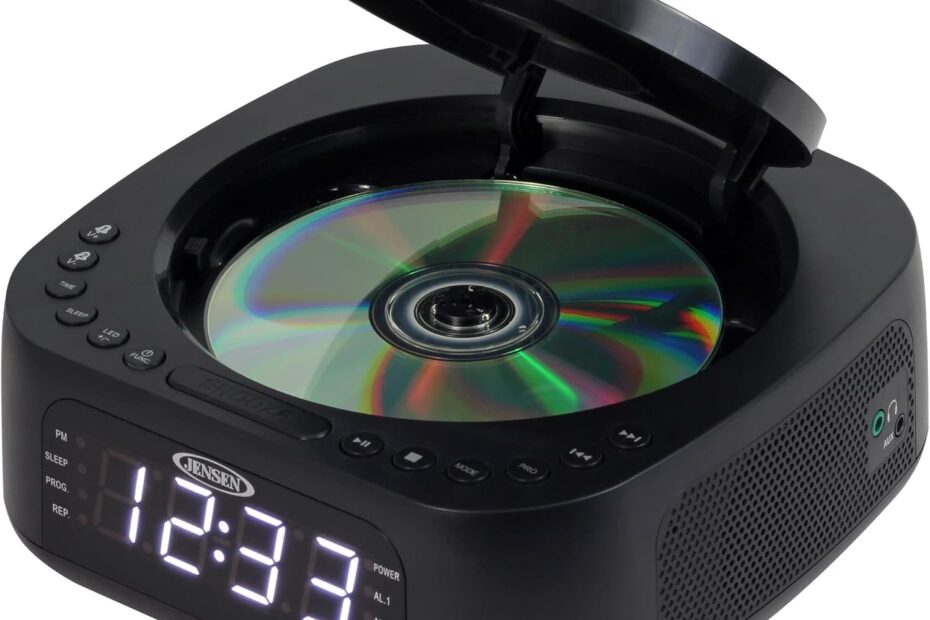 Wake Up Right: JENSEN JCR-375 Review - Your Ultimate Alarm Clock with CD and USB Charging!