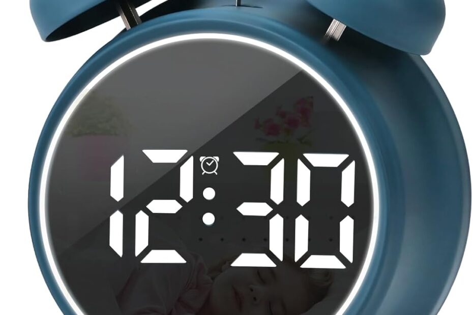 Wake Up Right: JUSTUP's Silent Blue Alarm Clock Review