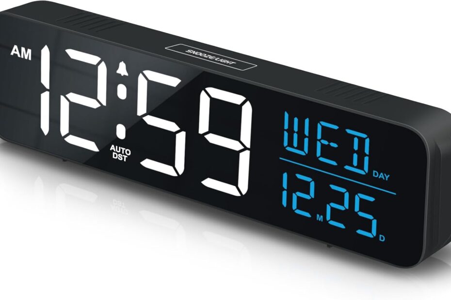 Wake Up Right: Peakeep's Large Display Digital Alarm Clock Reviewed!