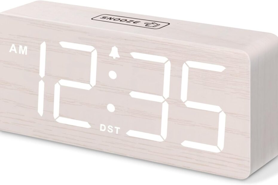 Wake Up Right: The DreamSky Wooden Digital Alarm Clock Review