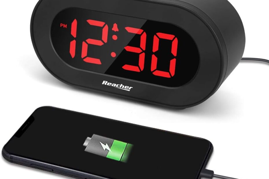 Wake Up Right: The REACHER Small LED Digital Alarm Clock Review