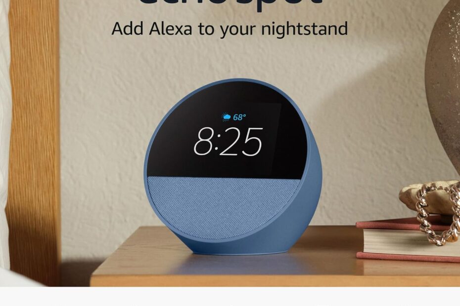 Wake Up Smart: Review of the Ocean Blue Echo Spot - Your Ultimate Alarm Clock with Alexa