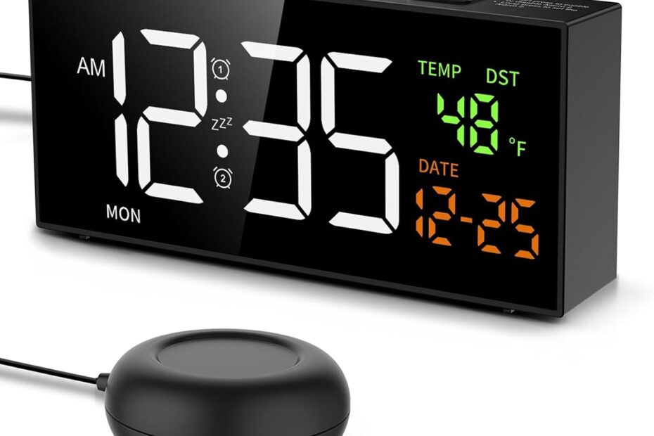 Wake Up With Ease: Netzu Vibrating Alarm Clock Review for Heavy Sleepers