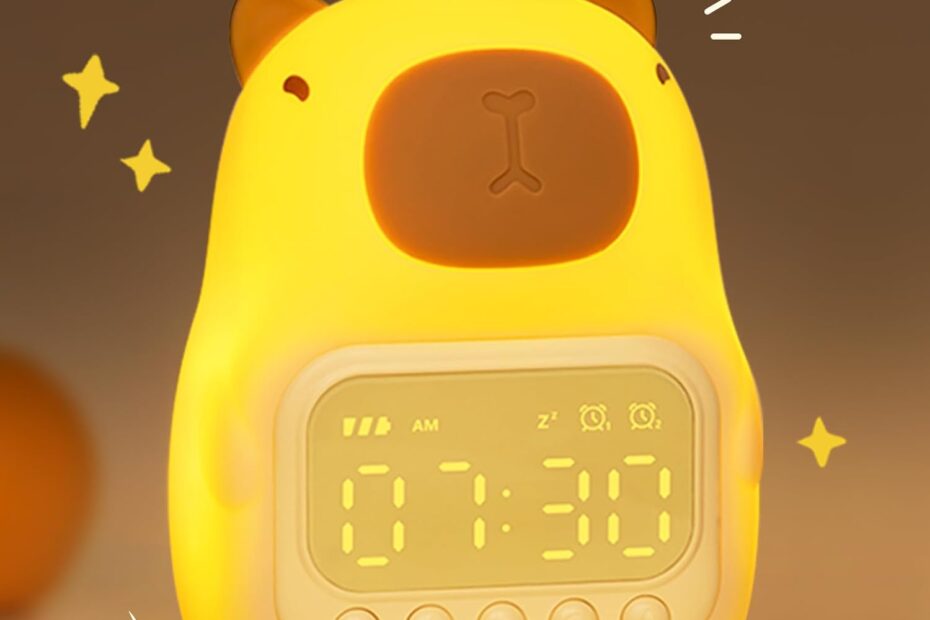 Wake Up with Joy: The MASHI Capybara Alarm Clock Review for Kids!