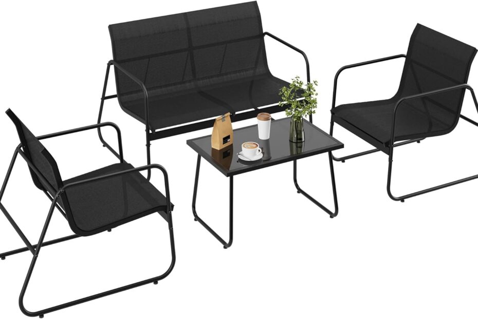 Chic Comfort: The Ultimate Textilene Patio Conversation Set Review