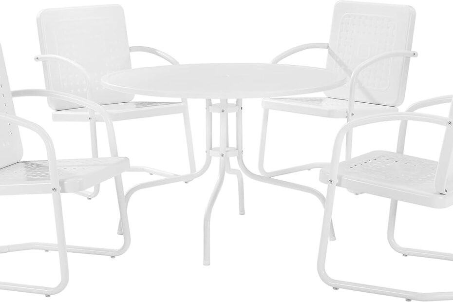 Chic Dining Outdoors: Review of the Crosley Bates 5-Piece Patio Set