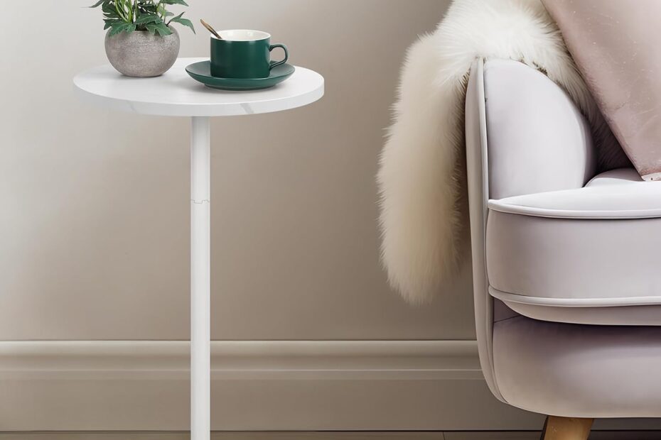 Chic Relaxation: Review of the OYEAL Marble Base Outdoor Side Table