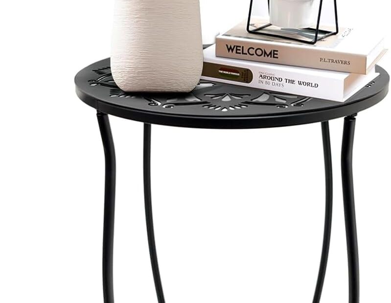 Chic & Versatile: The Ultimate Metal Round Side Table for Any Space