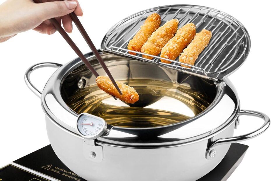 Crispy Perfection: Kerilyn 11” Stainless Steel Tempura Fryer Review