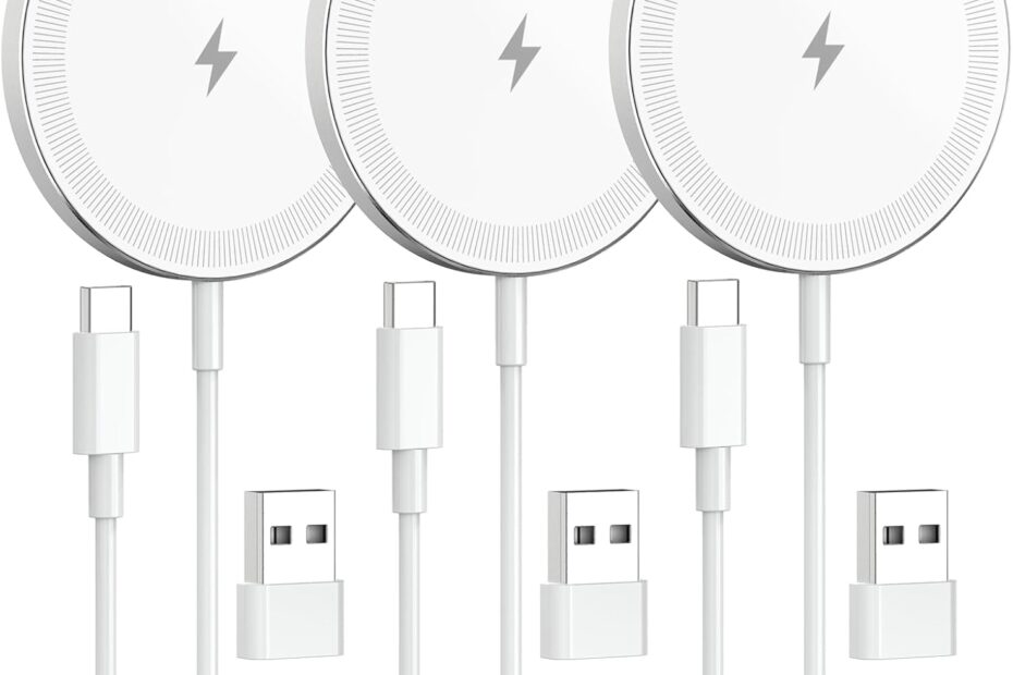 Effortless Charging On-the-Go: Review of the 3-Pack Magnetic Wireless Charger Pad