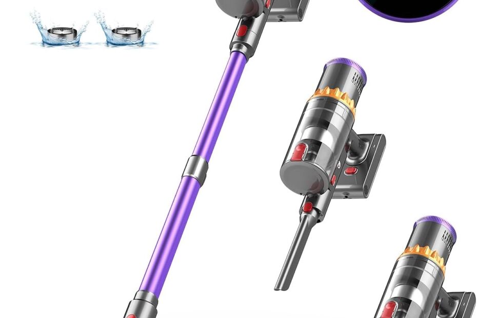Effortless Cleaning: The Ultimate Cordless Vacuum with Smart Display & Long Runtime!