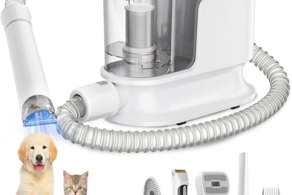 Effortless Pet Grooming: The Ultimate Dog Grooming Vacuum Kit Review!
