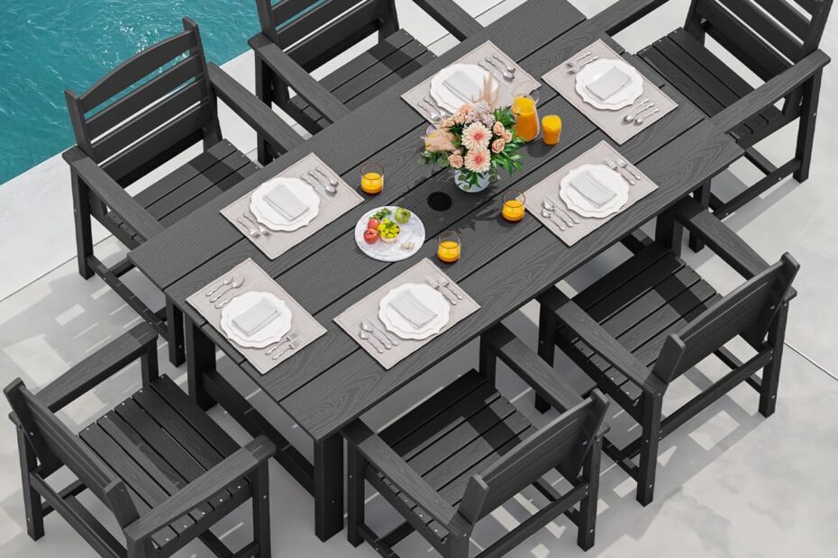 Elevate Outdoor Dining: SERWALL 7-Piece Patio Set Review