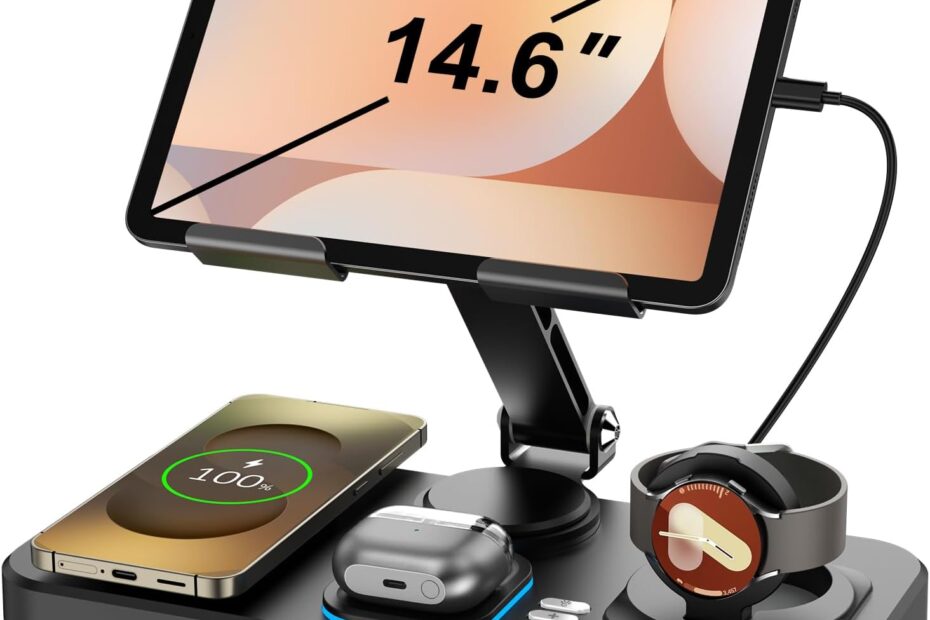 Elevate Your Charging Experience: Review of the 30W Wireless Charger with Clock & Light for Samsung Devices