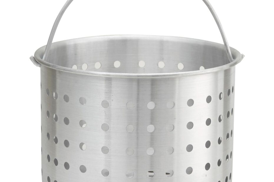 Elevate Your Cooking Game with the Winware Aluminum Steamer Basket!