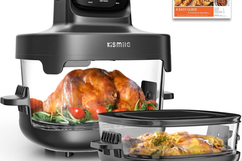 Elevate Your Cooking: Kismile 5-in-1 Portable Glass Air Fryer Review