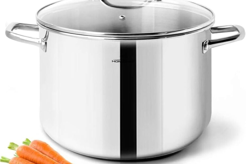 Elevate Your Cooking with the HOMICHEF 6 Quart Stainless Steel Stock Pot