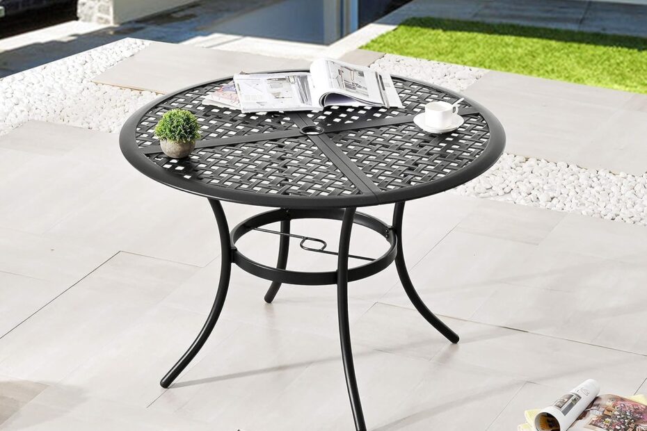 Elevate Your Outdoor Dining: A Review of the LOKATSE HOME 42.1" Patio Table