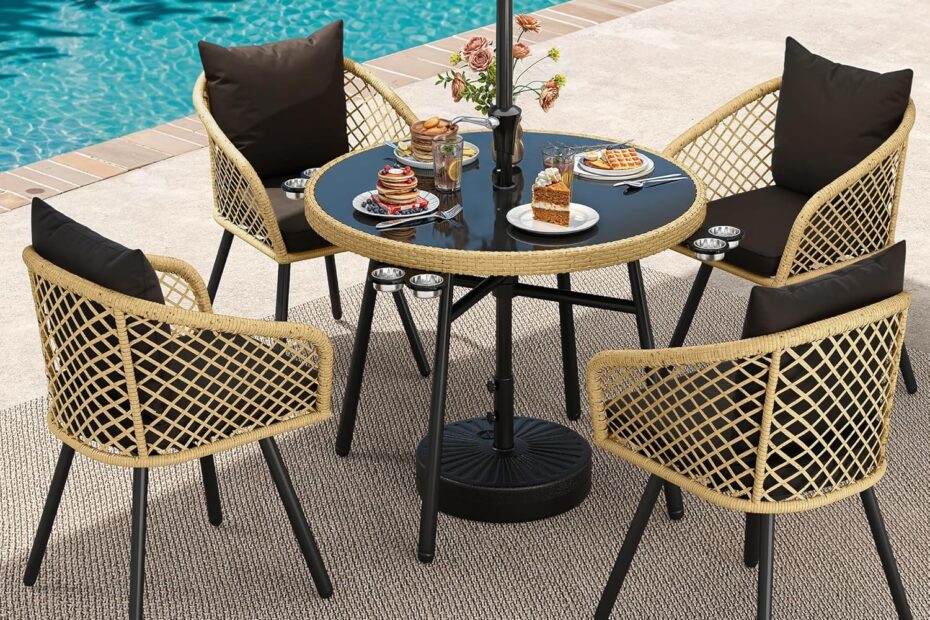 Elevate Your Outdoor Dining: YITAHOME 5-Piece Patio Set Review
