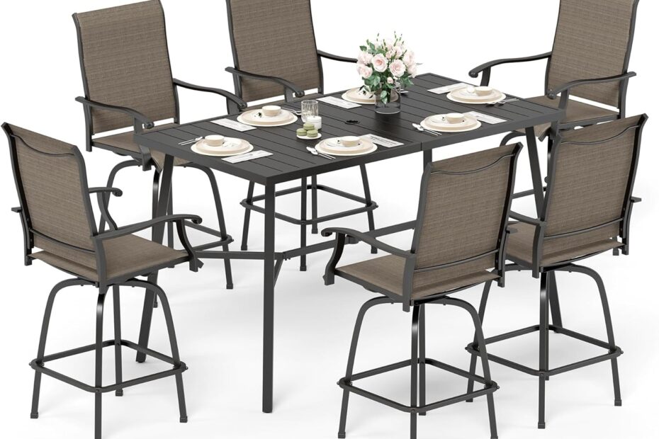 Elevate Your Outdoor Gatherings: Review of the Sophia & William Patio Bar Set