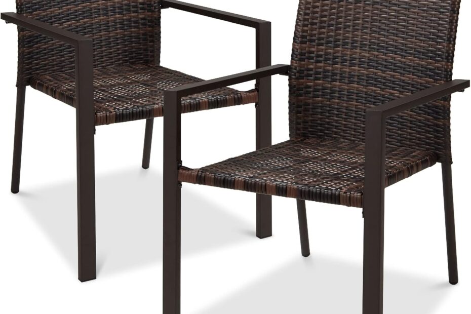 Elevate Your Outdoor Living: A Review of Best Choice Products Stackable Wicker Dining Chairs