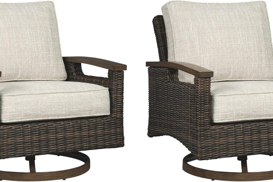 Elevate Your Outdoor Oasis: Review of the Signature Design Paradise Trail Swivel Lounge Chair Set