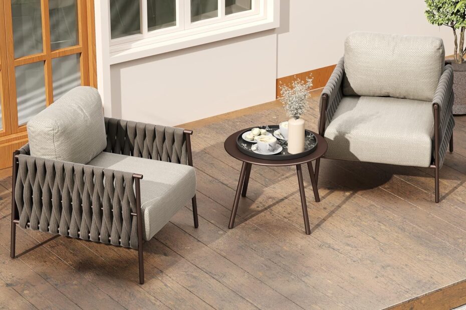 Elevate Your Outdoor Space: EAST OAK 3-Piece Patio Furniture Set Review