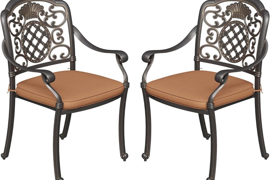 Elevate Your Outdoor Space: Review of 2-Piece Patio Dining Chairs with Cushions