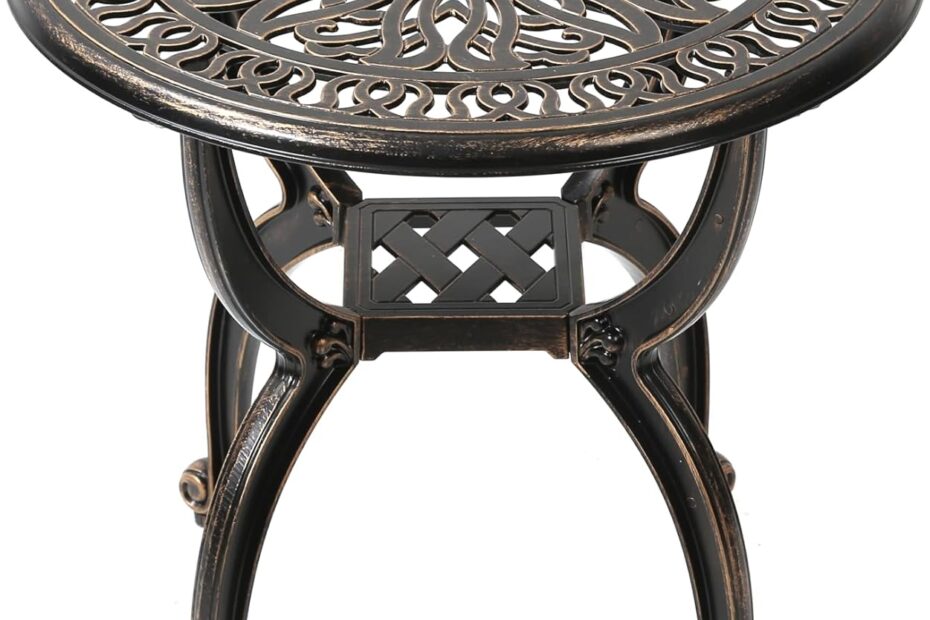 Elevate Your Outdoors: C/G Cast Aluminum Floral Side Table Review