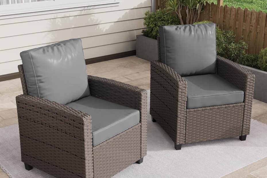 Elevate Your Outdoors: Review of the 2-Piece Patio Furniture Set with Comfy Cushions