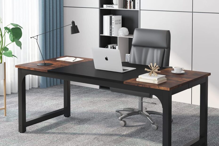 Elevate Your Workspace with the Tribesigns 70.8” Executive Desk: A Modern Review