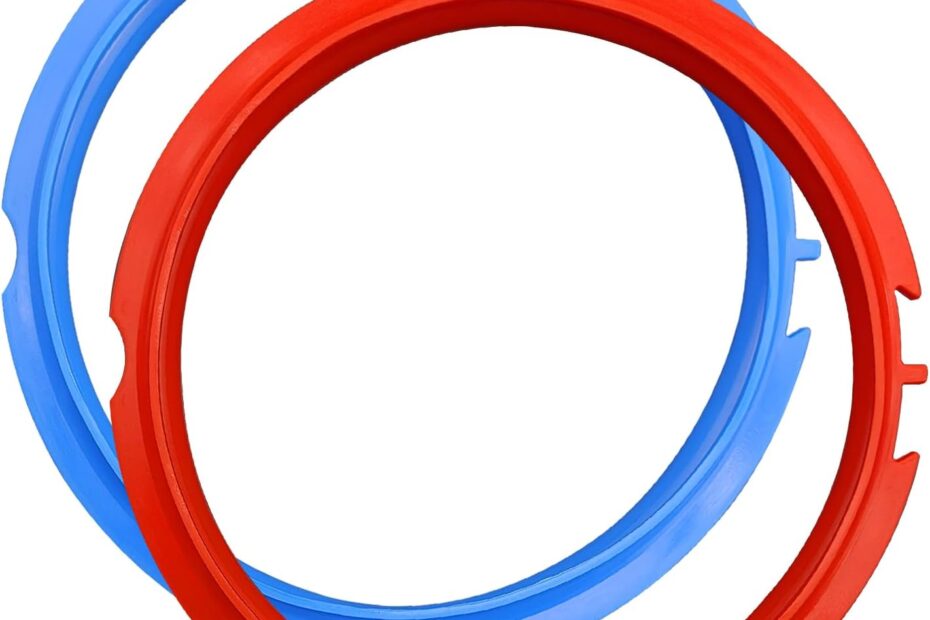 Essential Replacement Sealing Rings for Your 3 Qt Electric Pressure Cooker: Blue & Red Duo!