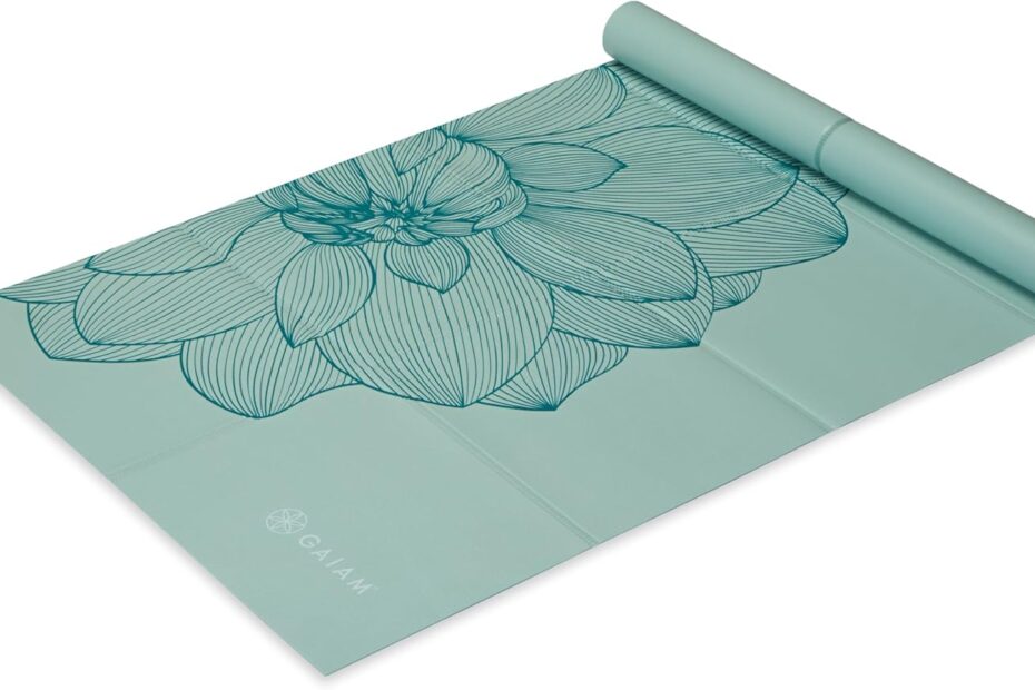 Gaiam Folding Yoga Mat: Your Perfect Travel Companion for All Workouts!