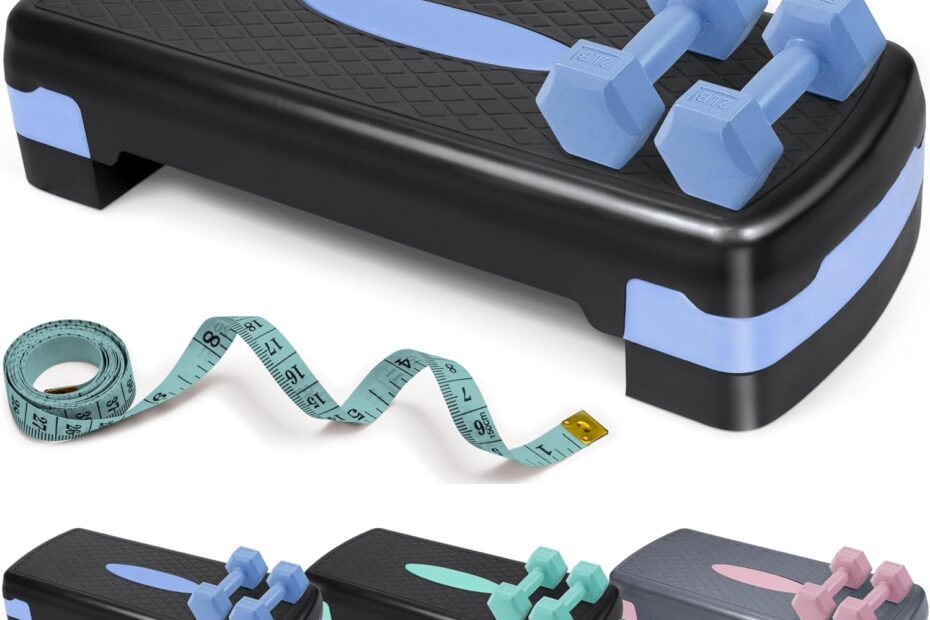 Get Fit This Holiday: Review of the Aerobic Stepper Set with Dumbbells & Risers!