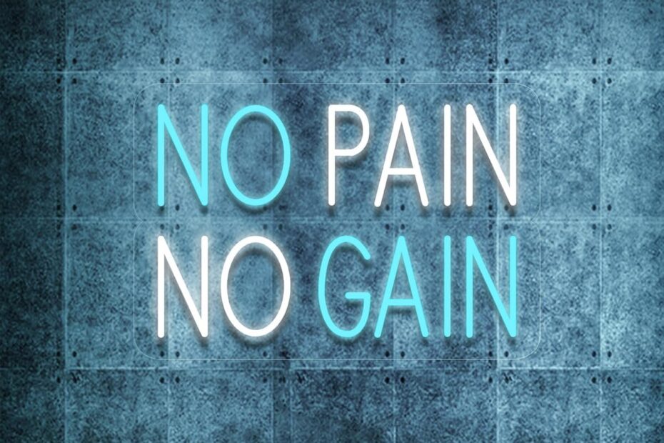 Ignite Your Space: The Ultimate NO PAIN NO GAIN Neon Sign Review