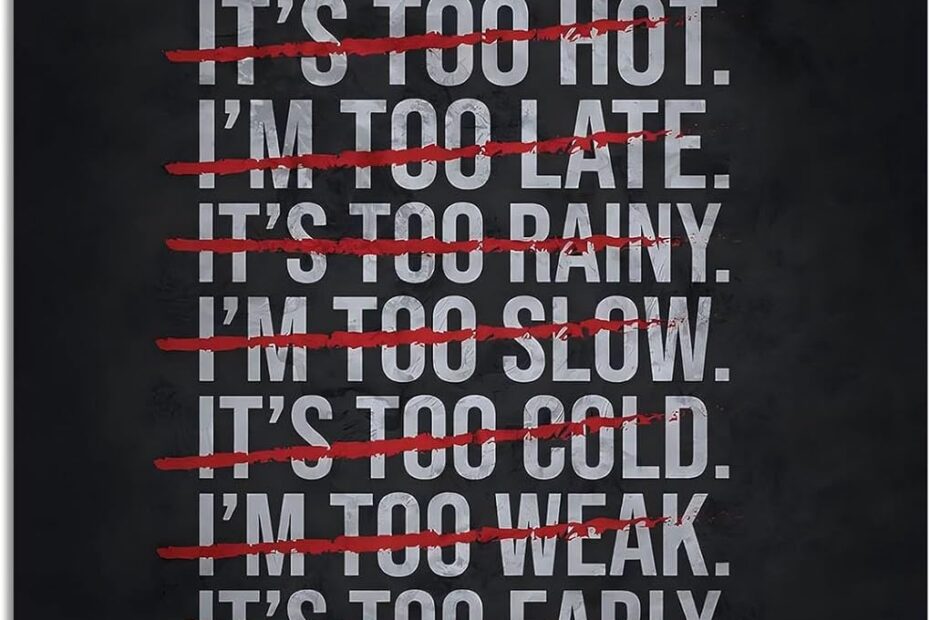 Ignite Your Workout: 'Nobody Cares, Let's Go!' Motivational Canvas Art Review