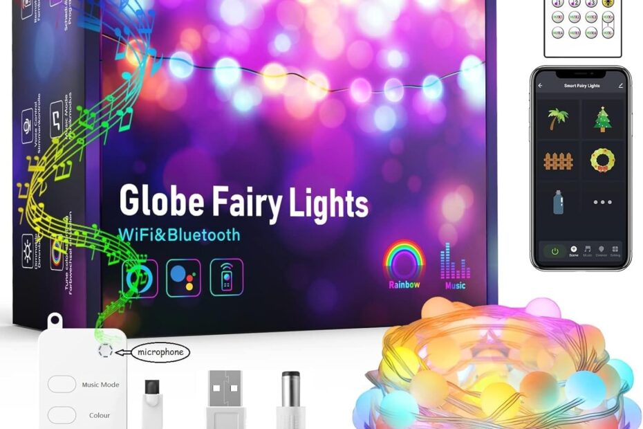 Illuminate Your Holidays: Review of Smart Globe Fairy Lights