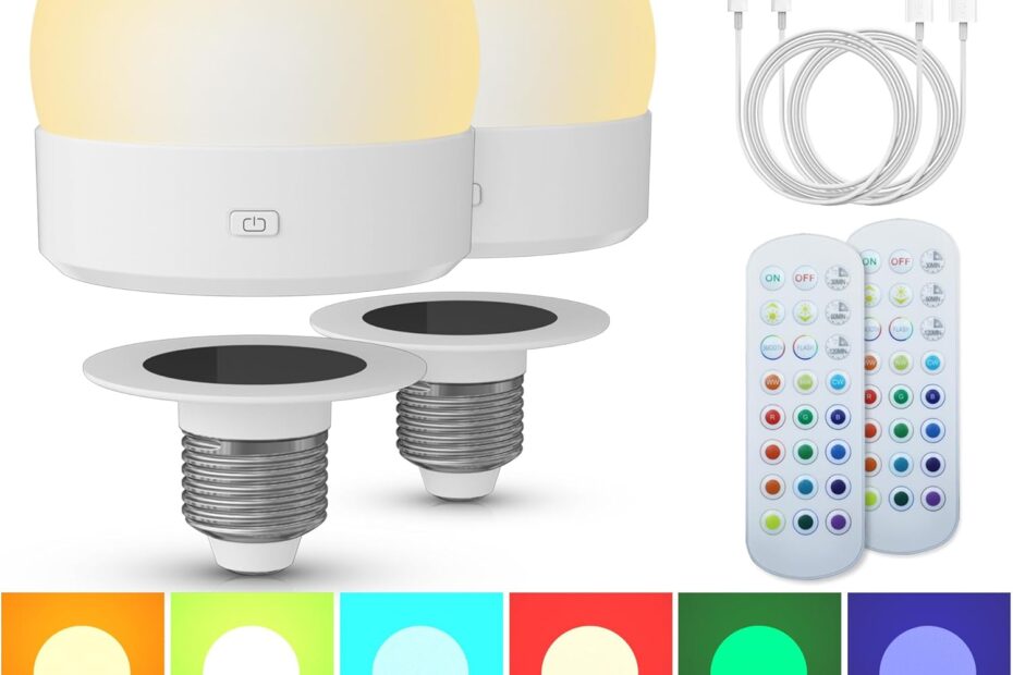 Illuminate Your Life: The Ultimate Rechargeable LED Night Light Bulb Review