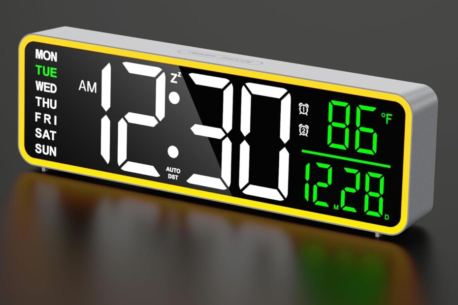 Illuminate Your Mornings: LEIKE Large Display Alarm Clock Review