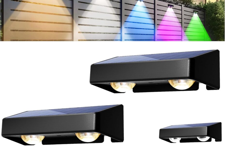 Illuminate Your Outdoors: 9-Color Solar Fence Lights Review!