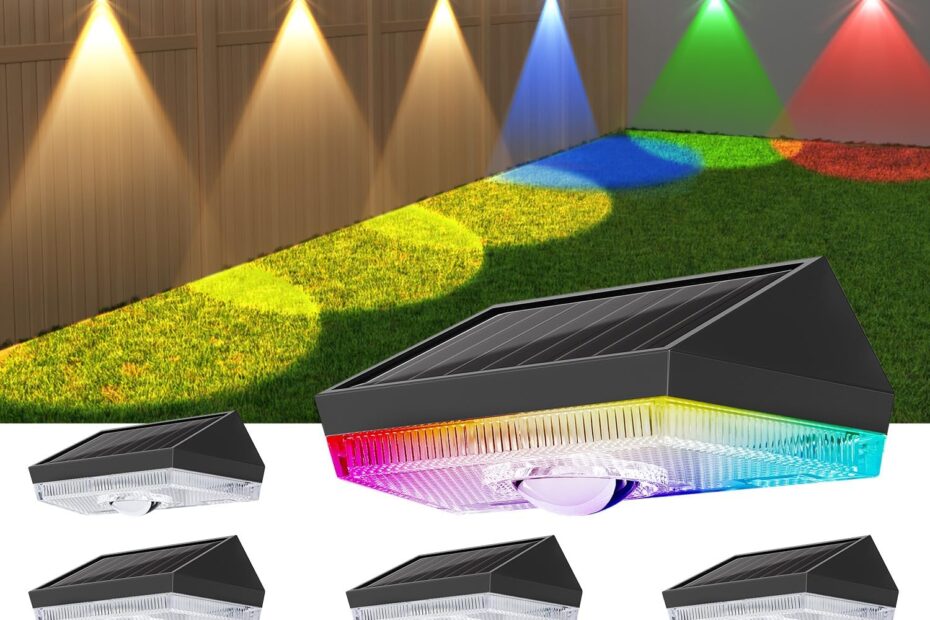 Illuminate Your Outdoors: A Review of Ellasay Solar Fence Lights with 10 Dynamic Modes