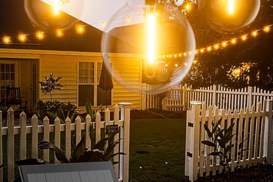 Illuminate Your Outdoors: Review of 100FT Solar String Lights with Shatterproof Bulbs