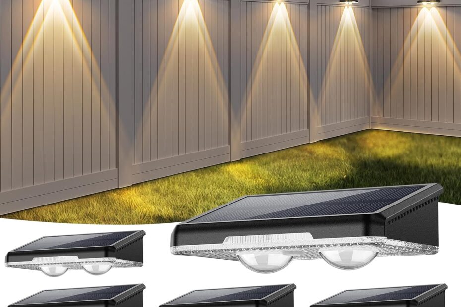 Illuminate Your Outdoors: Top Review on Solar Fence Lights with 7 Vibrant Colors!