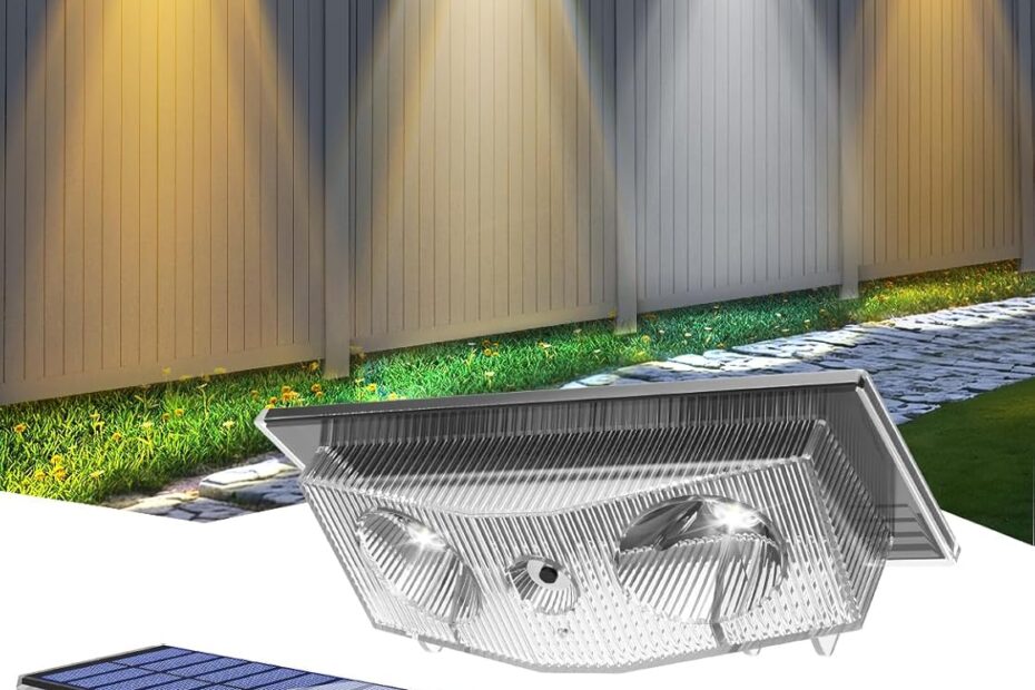 Illuminate Your Outdoors: Top-Rated Solar Fence Lights with 3 Color Modes