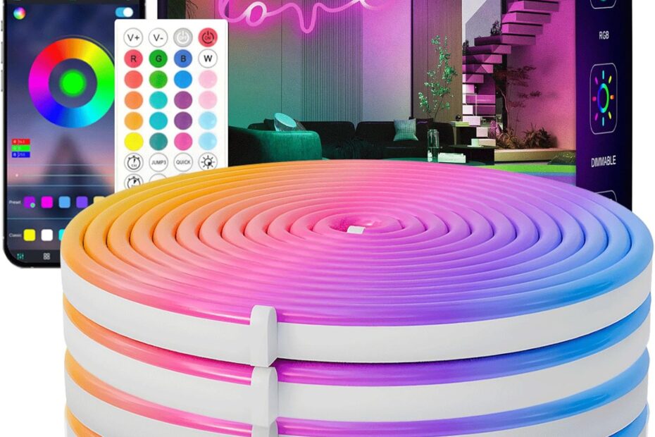 Illuminate Your Space: 50FT RGB Neon Rope Lights Review & Guide