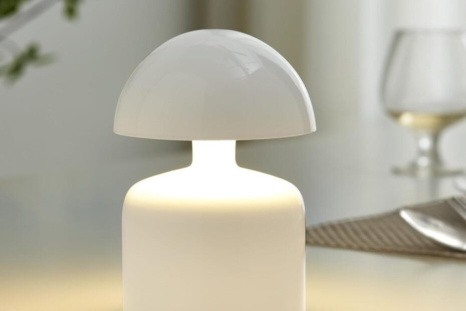 Illuminate Your Space: A Review of the Modern Cordless Mushroom Touch LED Lamp
