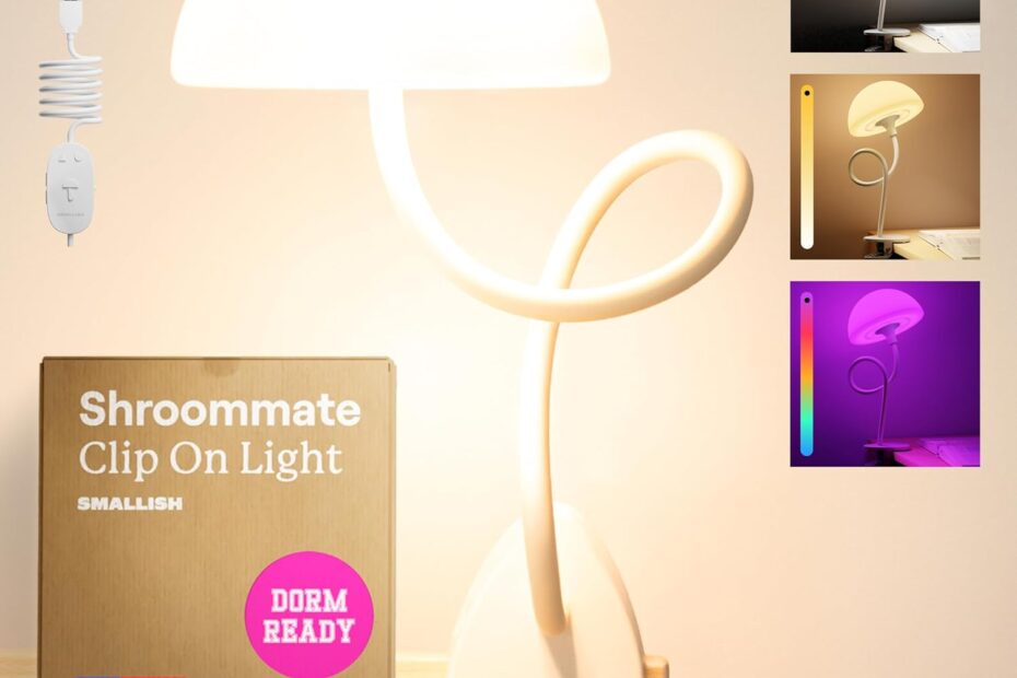 Illuminate Your Space: Discover the Versatile Shroommate Clip On Light!